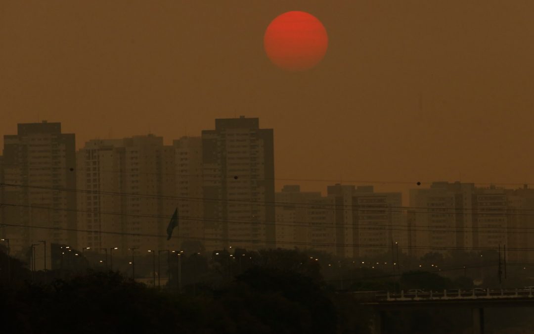 São Paulo ganha ares de Nova Déli com a poluição; veja as imagens A maior cidade do Brasil enfrenta uma crise ambiental pela má qualidade do ar e tem imagens que recordam a indiana e poluída Nova Déli