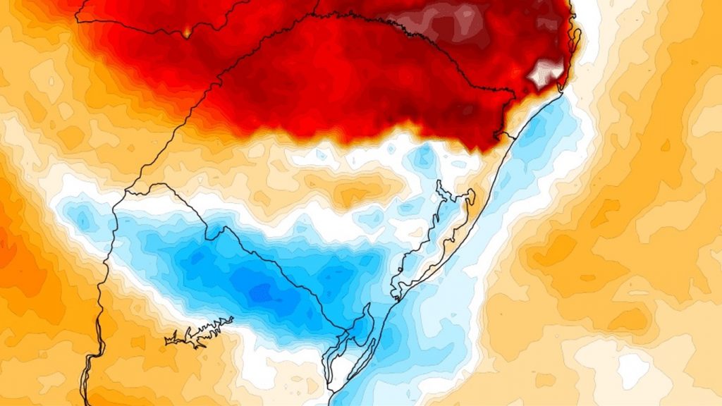 Enorme diferença de temperatura traz tarde de verão e inverno
