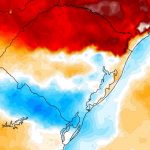 Enorme diferença de temperatura traz tarde de verão e inverno