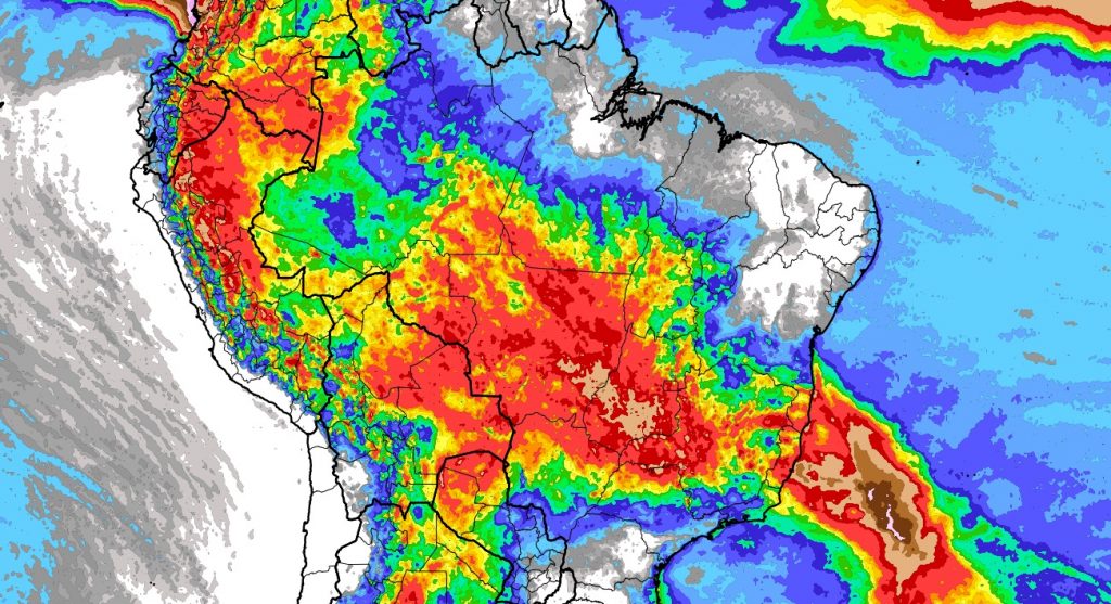 Veja onde mais vai ter chuva no Brasil nesta semana