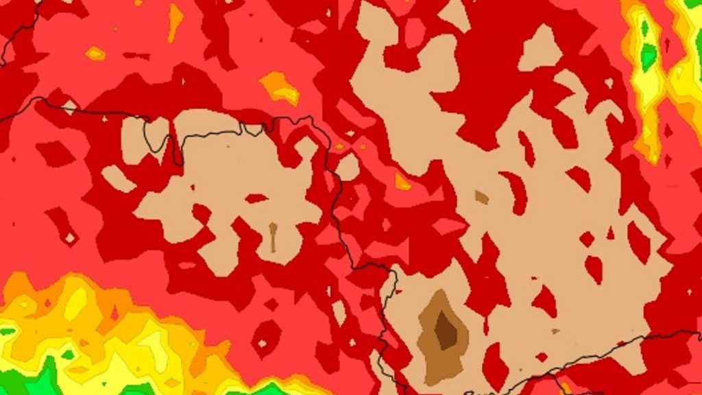 Mapa: veja onde pode ter muita chuva no Sudeste do Brasil