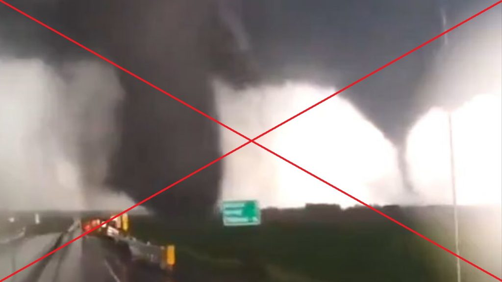Verificamos: furacão Milton não gerou tornados gêmeos na Flórida