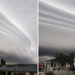 Nuvens prateleiras chamam atenção no céu de diversas cidades