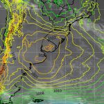 Massa de ar frio no Sul e frente fria no Sudeste do Brasil