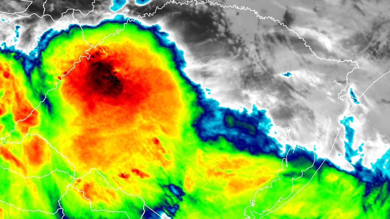 <span class="entry-title-primary">Chuva avança e já trouxe temporais isolados com vento de 90 km/h</span> <h2 class="entry-subtitle">Chuva avança pelo Rio Grande do Sul nesta terça-feira com temporais muito isolados por um centro de baixa pressão </h2>