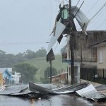 Risco de vento forte vai até sábado mesmo com afastamento do ciclone