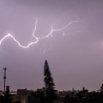 Baixa pressão trará temporais com risco de vendavais e granizo