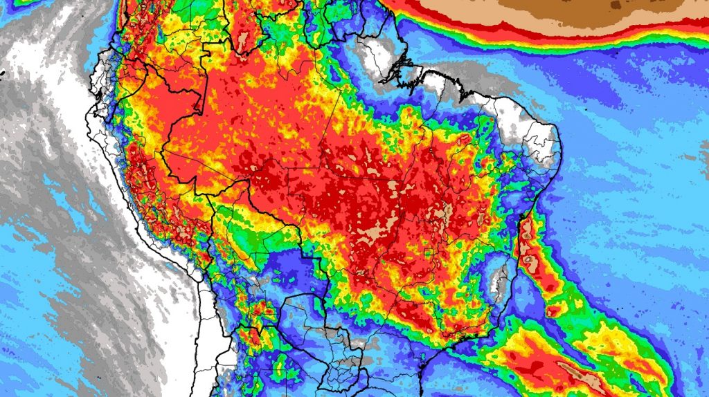 Veja onde mais vai ter chuva no Brasil nesta semana