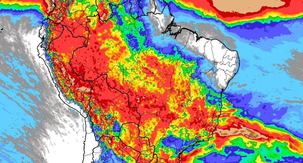 Veja onde mais vai ter chuva no Brasil nesta semana