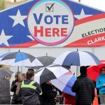 Eleição nos Estados Unidos: chuva em estados decisivos