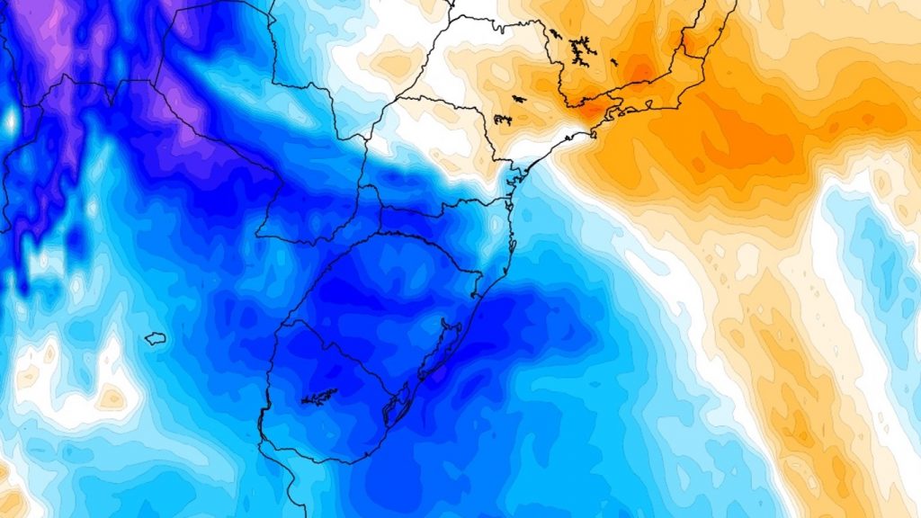 Massa de ar frio tardia chega ao Brasil nesta semana