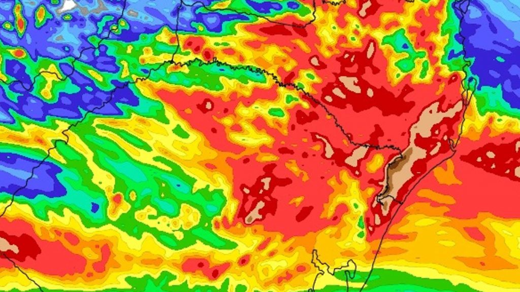 Chuva volumosa no Sul do Brasil: veja as últimas projeções