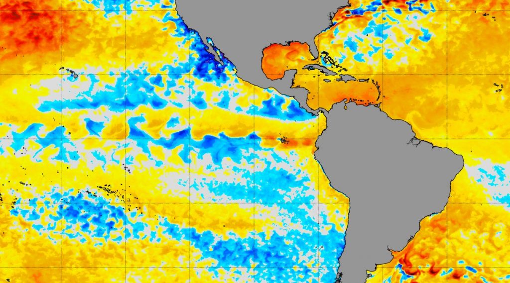 Janela para um episódio do fenômeno La Niña é cada vez mais estreita