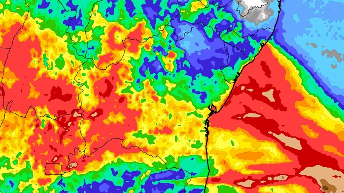 <span class="entry-title-primary">Chuva aumenta em parte do Nordeste do Brasil</span> <h2 class="entry-subtitle">Veja mapa com a projeção de chuva para sete dias no Nordeste do Brasil e leia a análise da MetSul Meteorologia</h2>