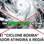 Canais no Youtube mentem sobre ciclone bomba que não acontecerá