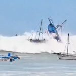 Ondas gigantes atingem a costa Oeste da América do Sul; veja vídeos