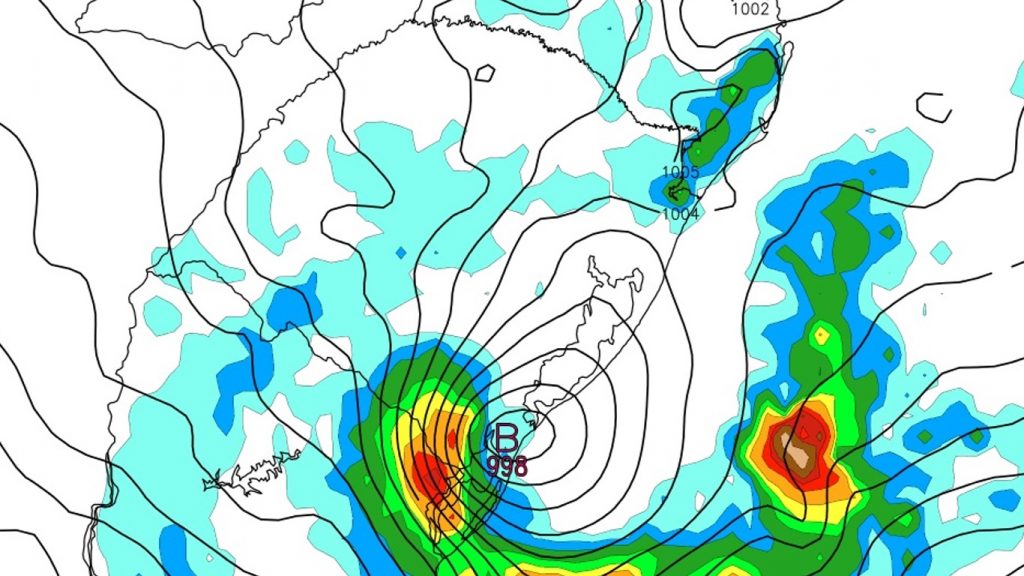 Dois possíveis ciclones geram cenário de alerta para o Sul do Brasil