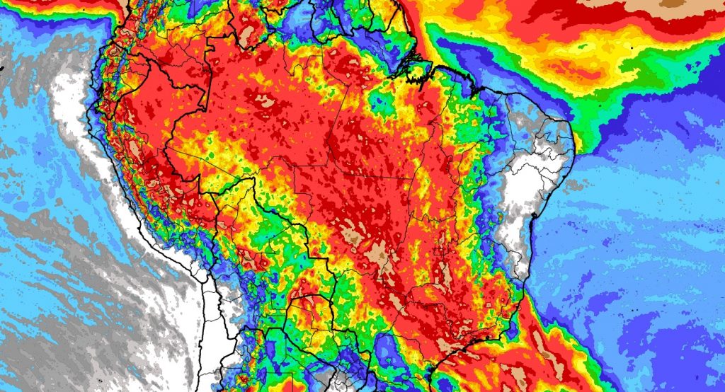 Veja onde mais vai ter chuva no Brasil nesta semana