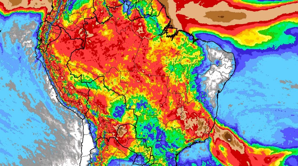 Veja onde mais vai ter chuva no Brasil nesta semana