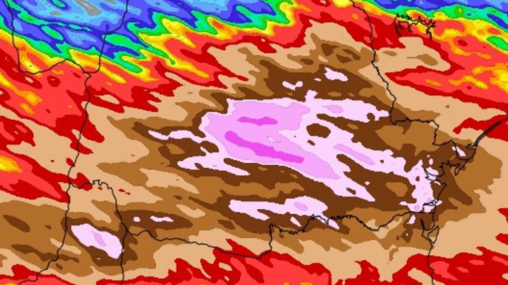 Chuva no Sul do Brasil: modelos sobem projeções para 300 mm a 400 mm