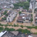 Chuva volumosa continua e vai agravar situação no Sul do Brasil