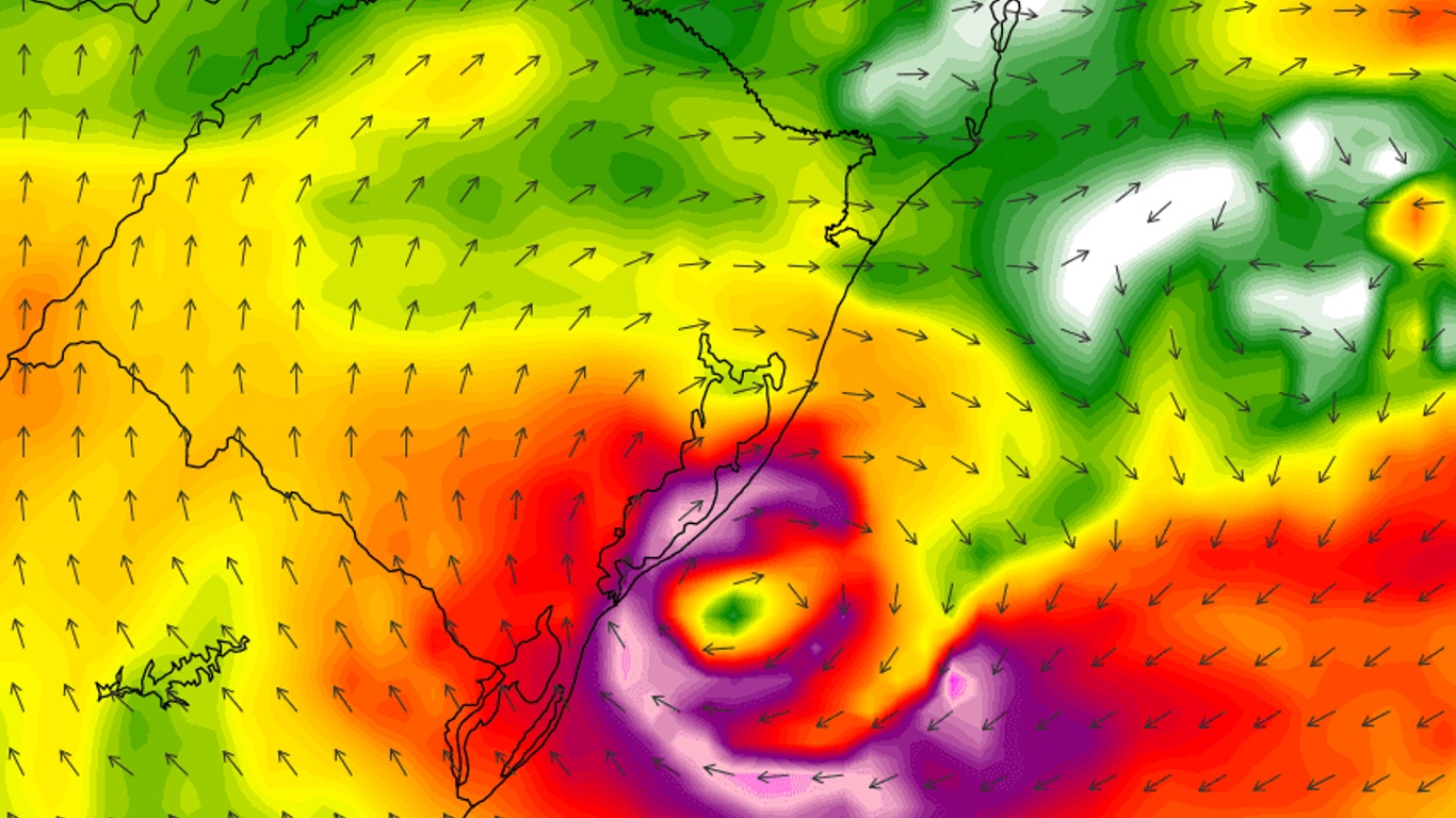 <span class="entry-title-primary">Ciclone atípico, intenso e compacto vai se formar na costa</span> <h2 class="entry-subtitle">Ciclone que deve ter características subtropicais se forma na costa gaúcha neste fim de semana com risco de chuva localmente forte e vento forte a intenso </h2>