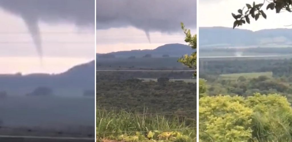 Tornado é registrado no interior gaúcho; veja vídeo