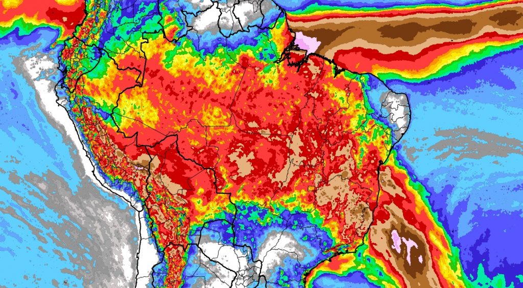 Veja onde mais vai ter chuva no Brasil nesta semana