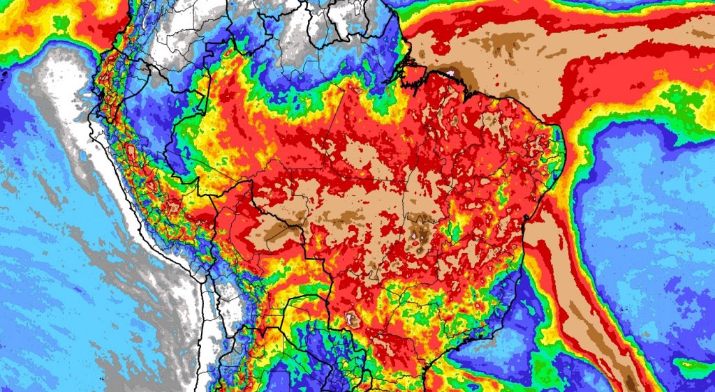Veja onde mais vai ter chuva no Brasil nesta semana