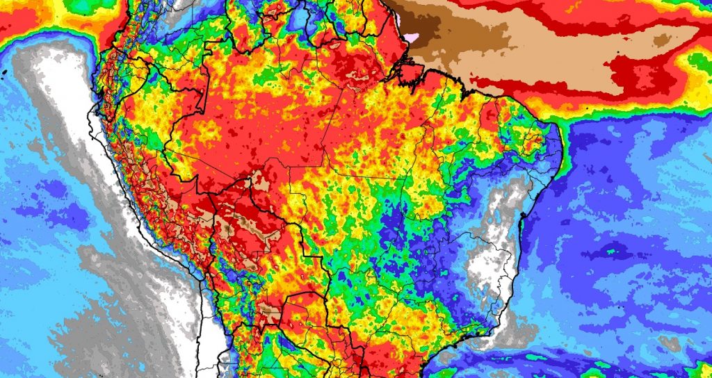 Veja onde mais vai ter chuva no Brasil nesta semana