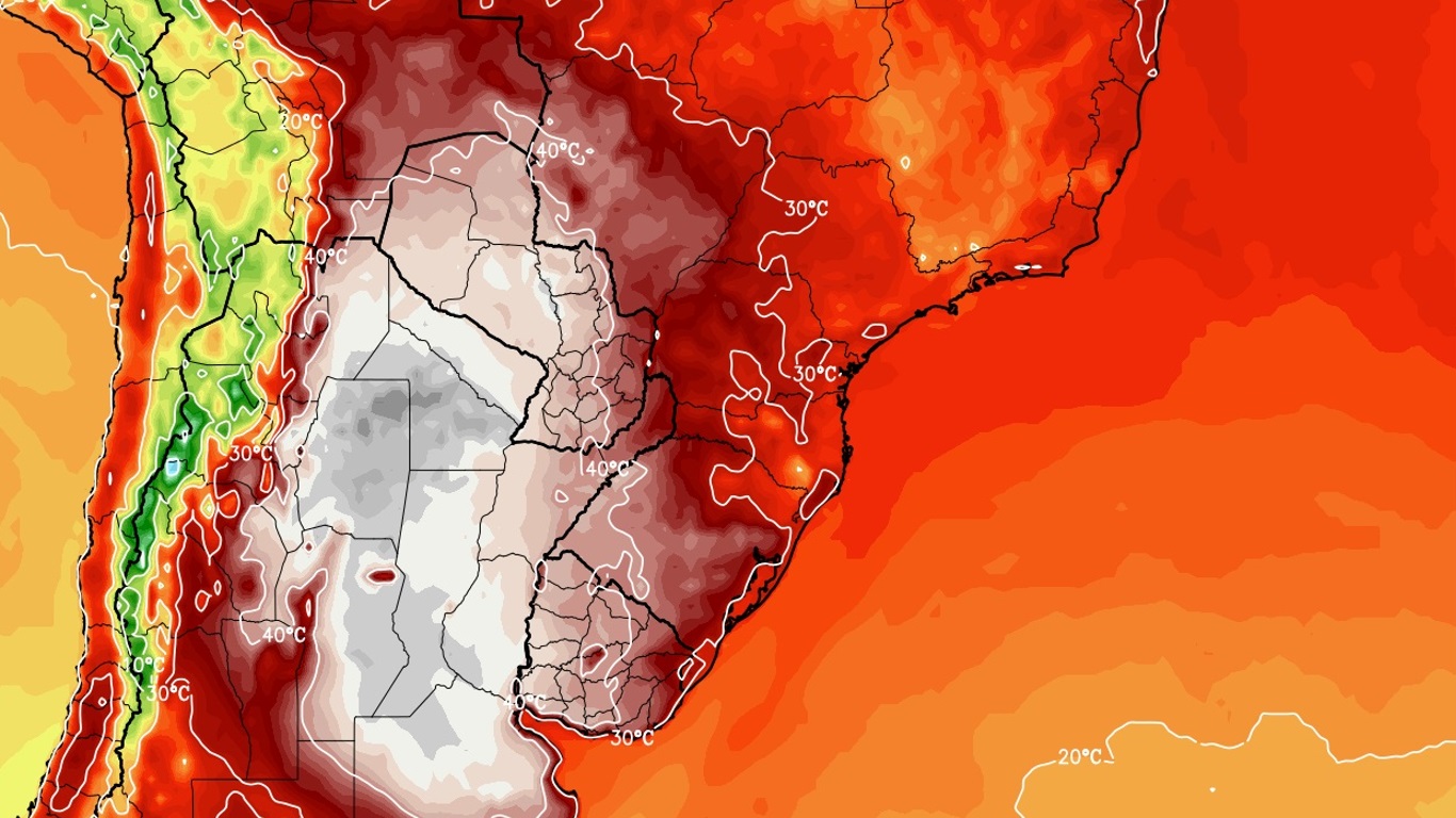 <span class="entry-title-primary">Bolha de calor com até 42ºC se expande e trará tardes escaldantes</span> <h2 class="entry-subtitle">Bolha de calor nas latitudes médias da América do Sul traz calor excessivo na Argentina, Uruguai, Paraguai e estados do Brasil </h2>