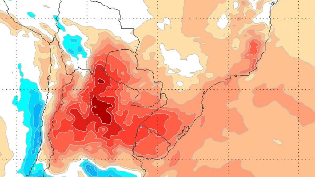 Fevereiro começará com episódio de calor acima de 40ºC no Sul do Brasil