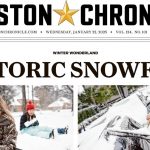 A histórica nevasca nos Estados Unidos nas capas dos jornais