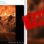 Verificamos: vídeo viral dos incêndios em Los Angeles é falso