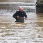 Sequência de ciclones provoca enchentes na França