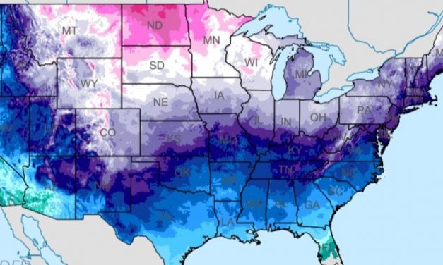 Masssive arctic blast and snow from the Rockies to the beaches of Florida and the Gulf