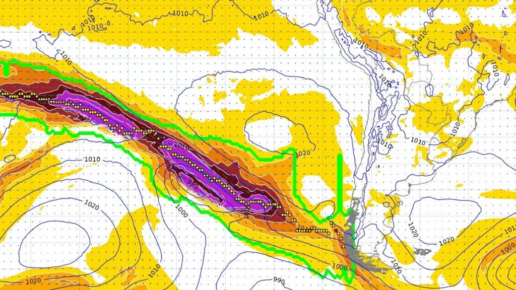 Rio atmosférico de 15 mil quilômetros de extensão atinge a América do Sul