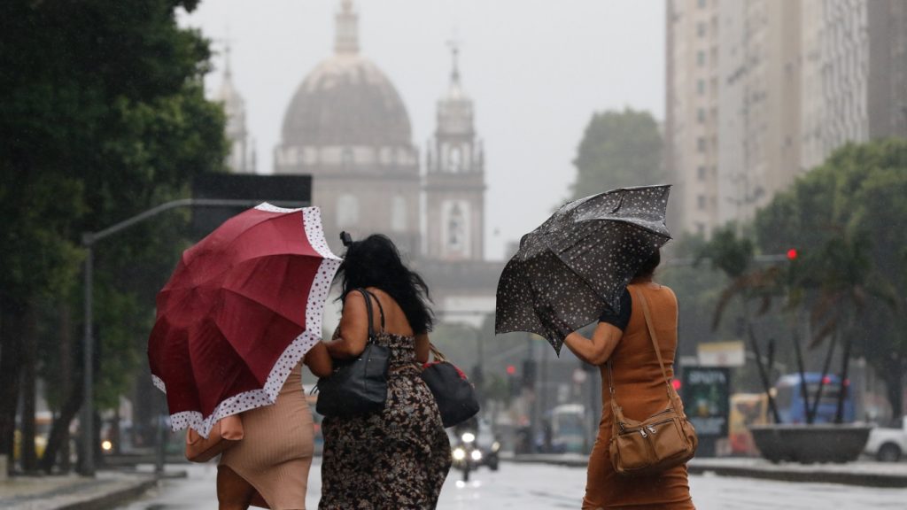 Cenário de atenção por chuva no Rio de Janeiro nesta semana