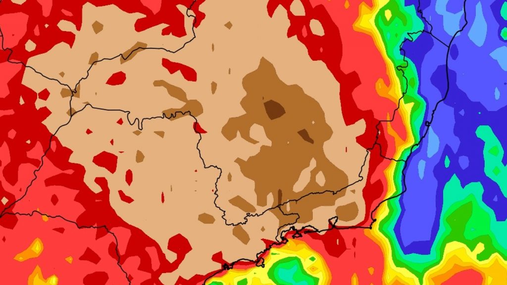 Semana de perigo por episódios de chuva muito intensa no Sudeste