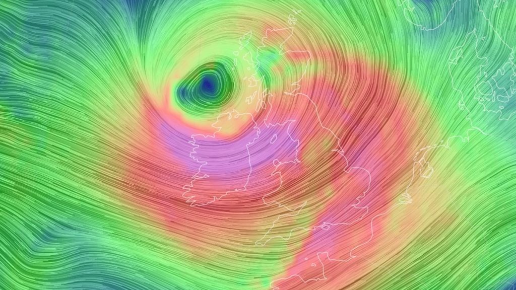 Onda de frio histórica nos EUA formará ciclone bomba Éowyn na Europa