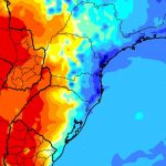 Chuva orográfica atingirá o Sul e o Sudeste do Brasil