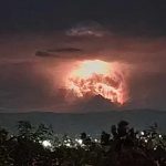 A imagem da semana: um “vulcão” no céu da Grande Porto Alegre