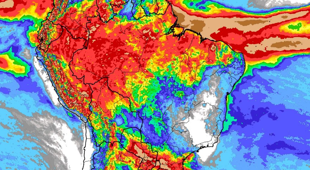 Veja onde mais vai ter chuva no Brasil nesta semana