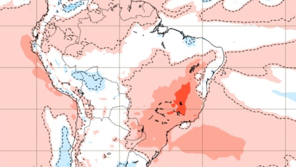 Calor seguirá mais intenso que o normal no Brasil ainda por semanas