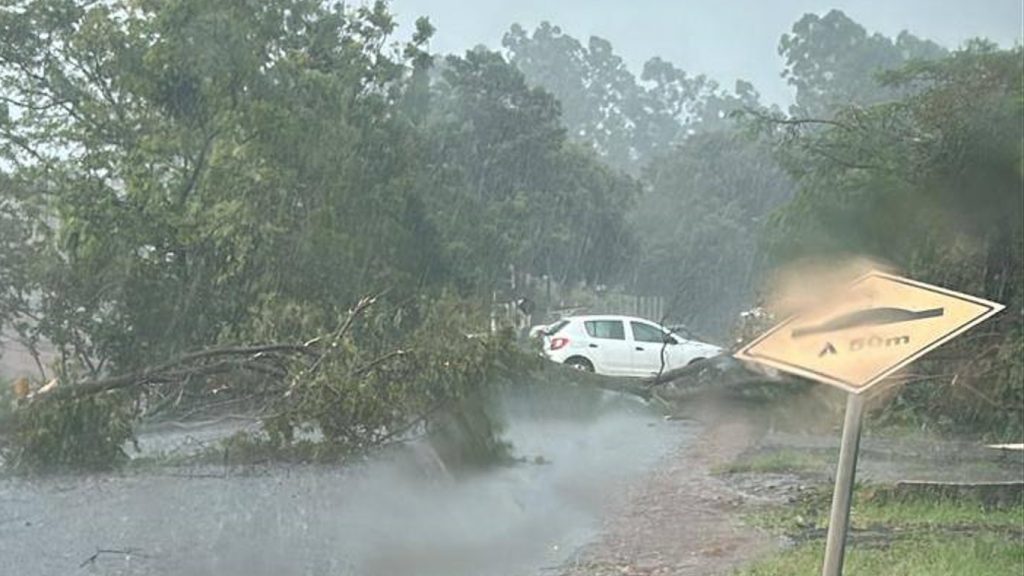 Violento vendaval causa estragos em cidade do Paraná; veja vídeo