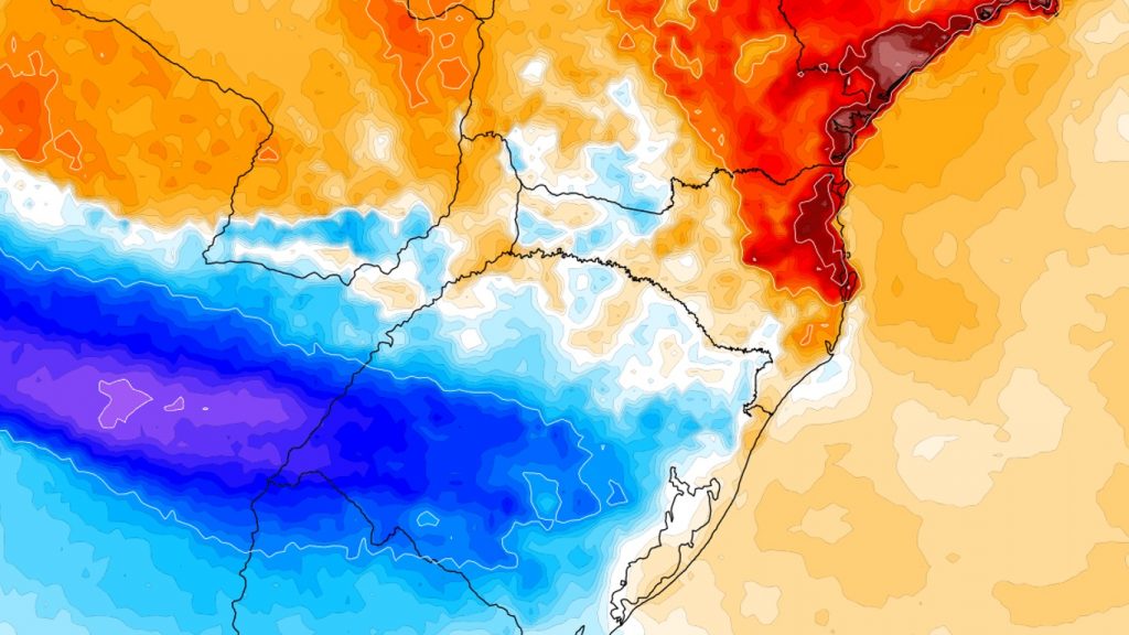 Ar mais frio chega ao Rio Grande do Sul e traz um grande refresco