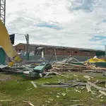 Novas imagens mostram destruição pelo vento no Litoral Norte gaúcho