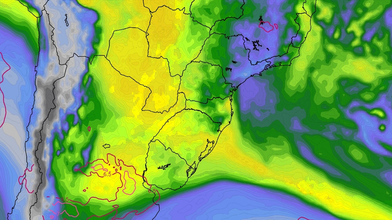 <span class="entry-title-primary">Rio atmosférico traz risco de chuva intensa a extrema isolada no RS e SC</span> <h2 class="entry-subtitle">Rio atmosférico vindo da Amazônia interage com o ar muito quente e favorece eventos isolado de chuva excesssiva </h2>