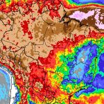 Previsão do tempo: tendência de chuva para dez dias no Brasil