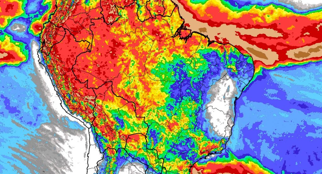 Veja onde mais vai ter chuva no Brasil nesta semana